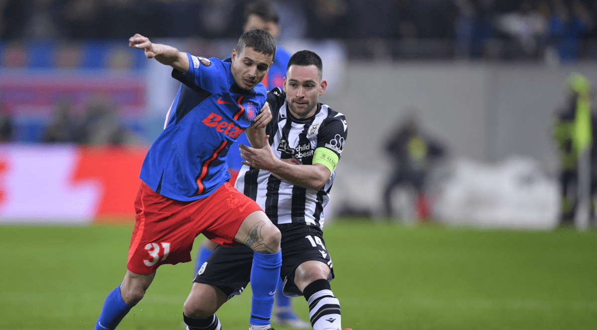 FCSB s-a calificat în „optimile” Europa League după o nouă victorie cu PAOK Salonic