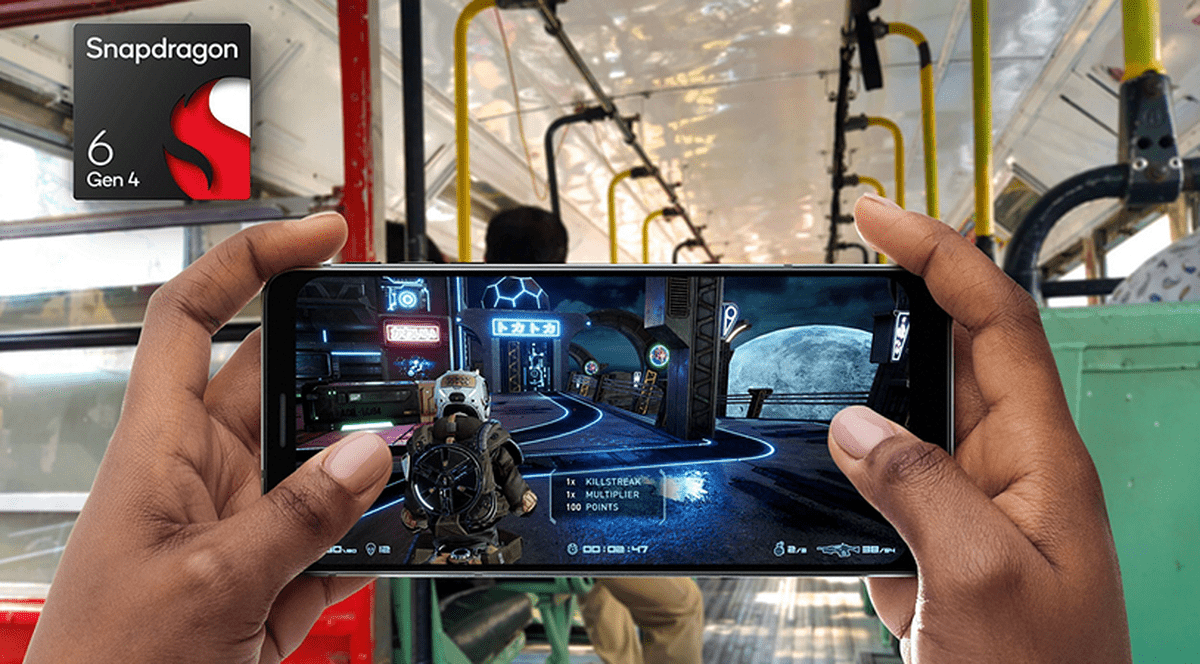 Poza de prezentare cu noul procesor al celor de la Qualcomm, Snapdragon 6 Gen4