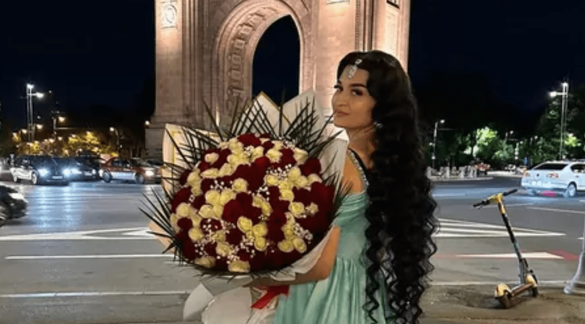 Anabela, prințesa romilor din Grajduri-Iași. FOTO Facebook