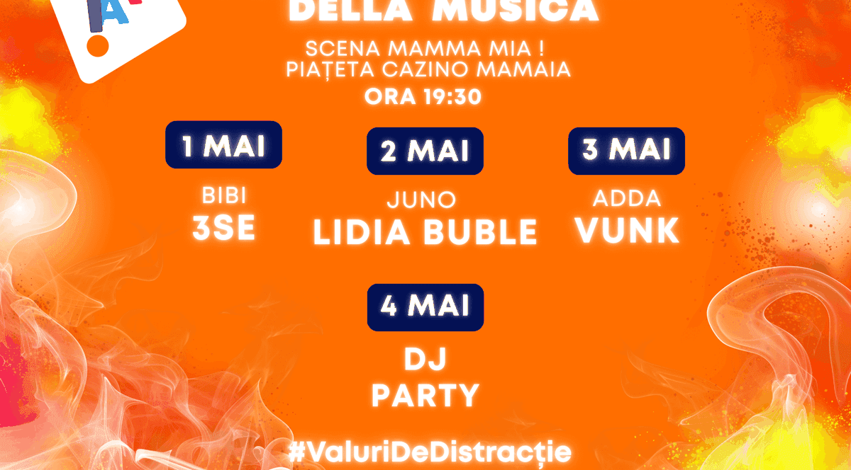 Program concerte 1 mai Mamaia