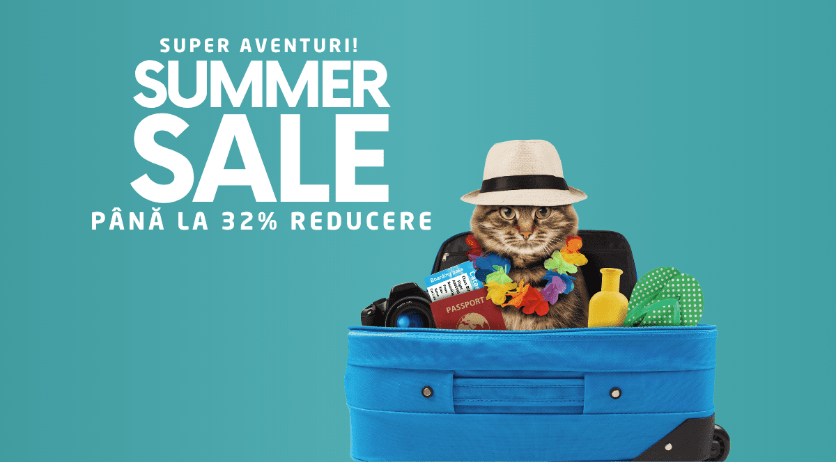 Super Aventuri! Summer Sale. Pana la 32% reduceri