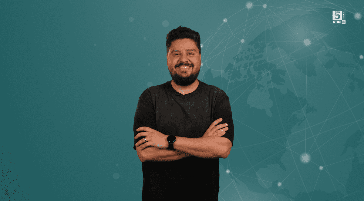 Claudiu Râpan în 5 Știri tech by libertatea, ediția din 24 iulie.