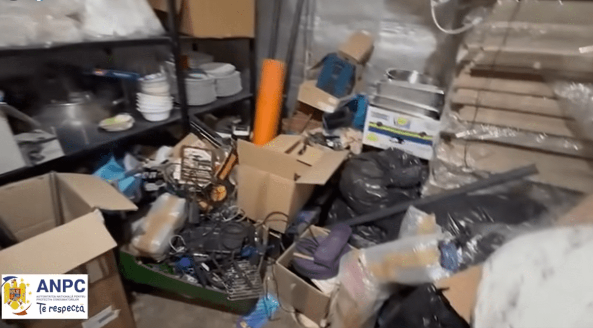 Mizerie de nedescris într-un restaurant de pe litoral. Foto Captură video
