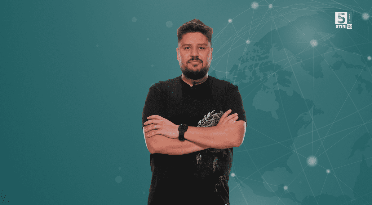 Claudiu Râpan in tricou negru cu bratele incrucisate