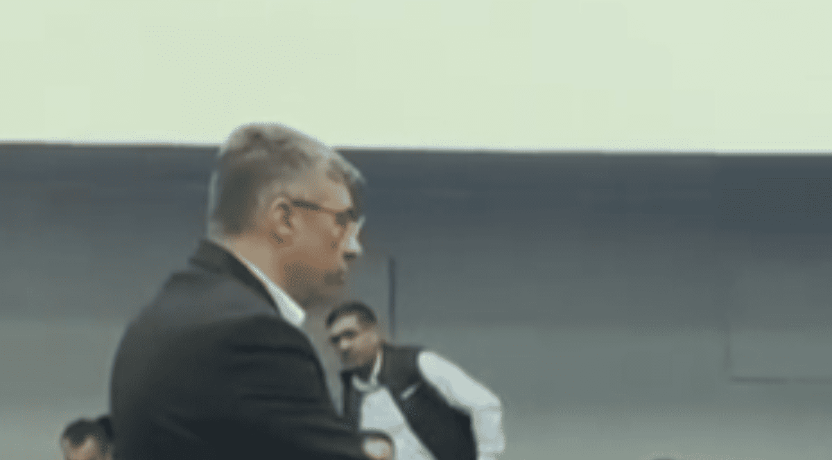 Scandal la ședința CJ Brăila. Foto Captură video