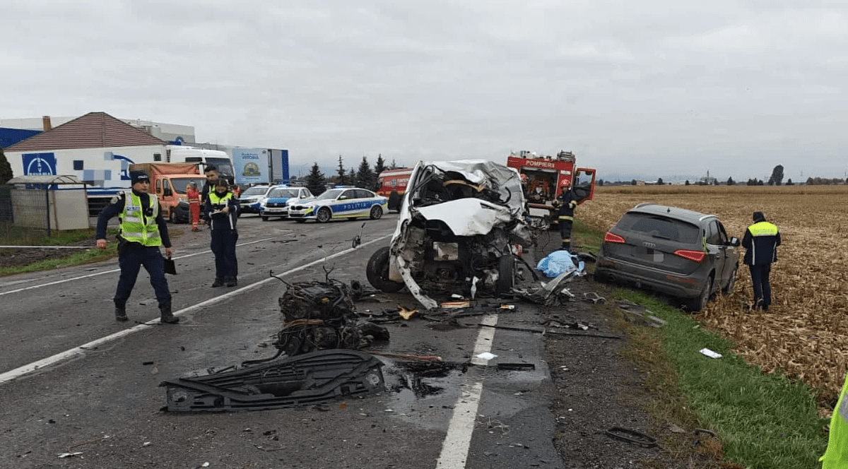 Accident teribil în județul Brașov. Foto BizBrașov.