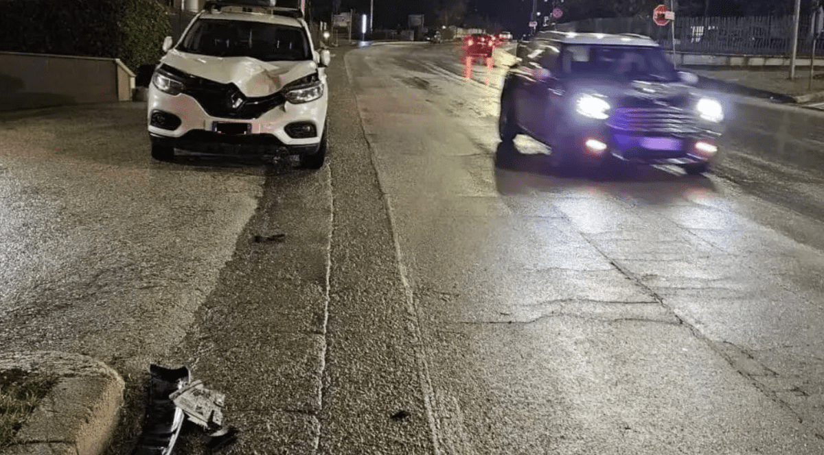 Accidentul a avut loc în fața spitalului.