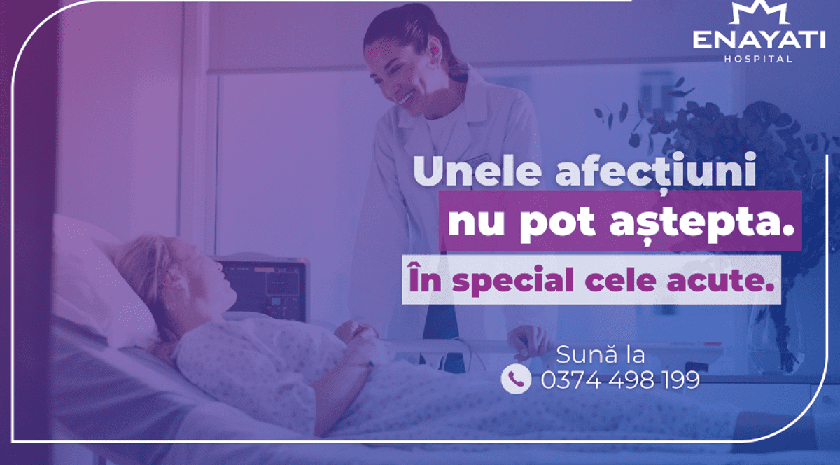 Când camera de gardă nu mai are loc pentru tine: Enayati Hospital deschide internarea pentru pacienți acuți non-chirurgicali