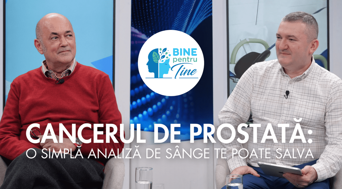 Dr. Eduard Dănăilă și Dorin Chioțea, redactor-șef Libertatea, în cadrul unui interviu din emisiunea Bine pentru tine.