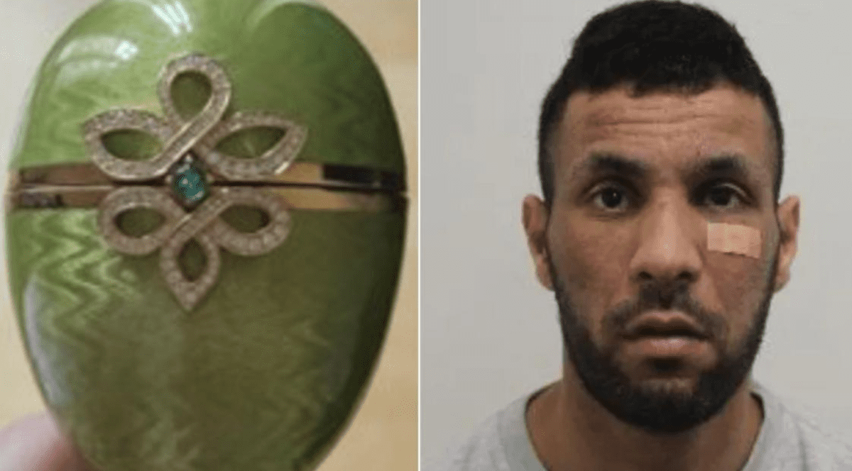 Un hoț a furat o poșetă și nu și-a dat seama că în ea era un ou Fabergé de 2 milioane de euro.