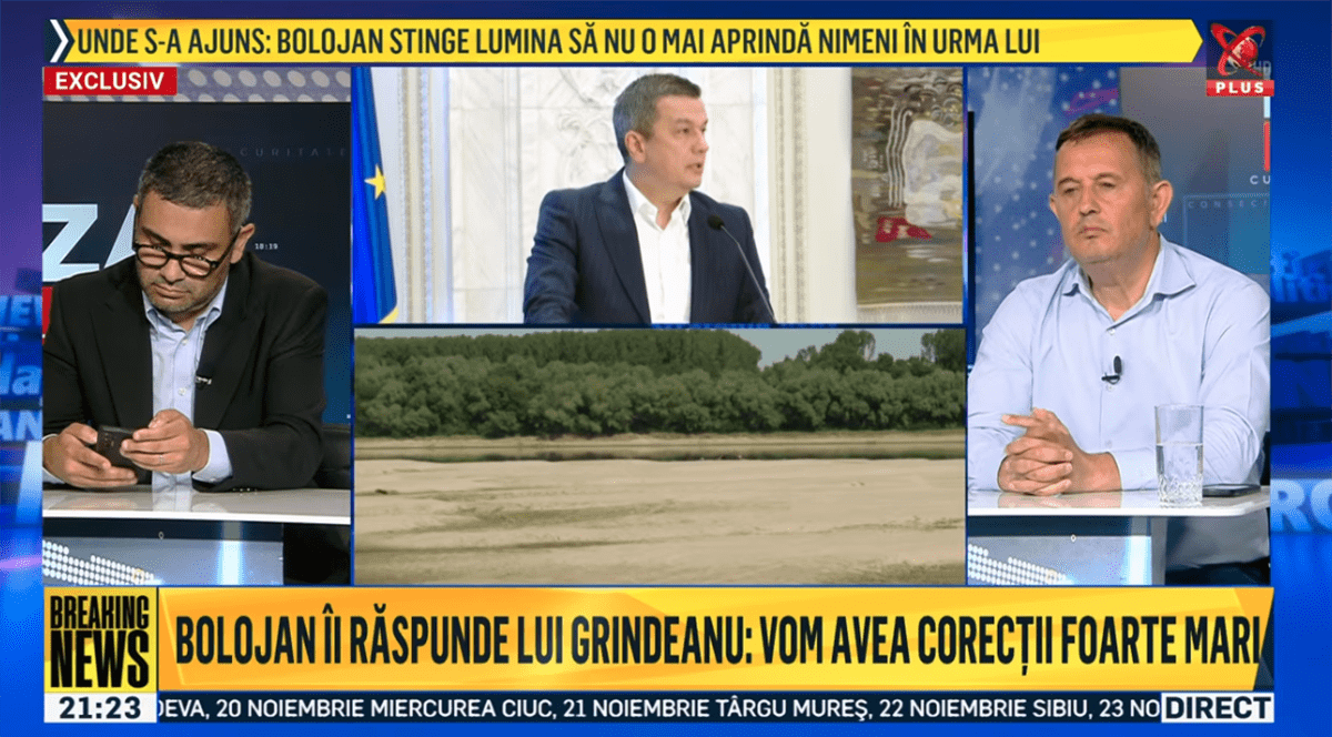 Captura de ecran a unei televiziuni