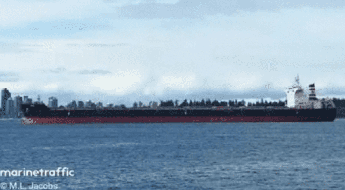 Un cargou german, atacat cu drone de Rusia în Marea Neagră. Sursă foto marinetraffic.com