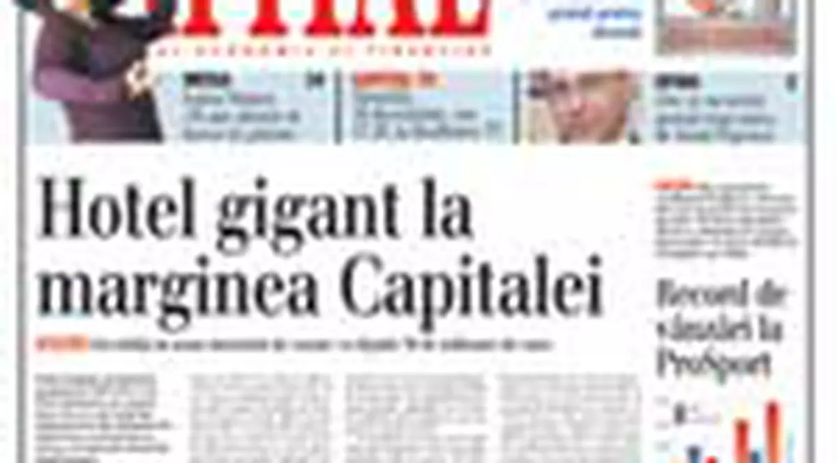 Hotel gigant la marginea Capitalei