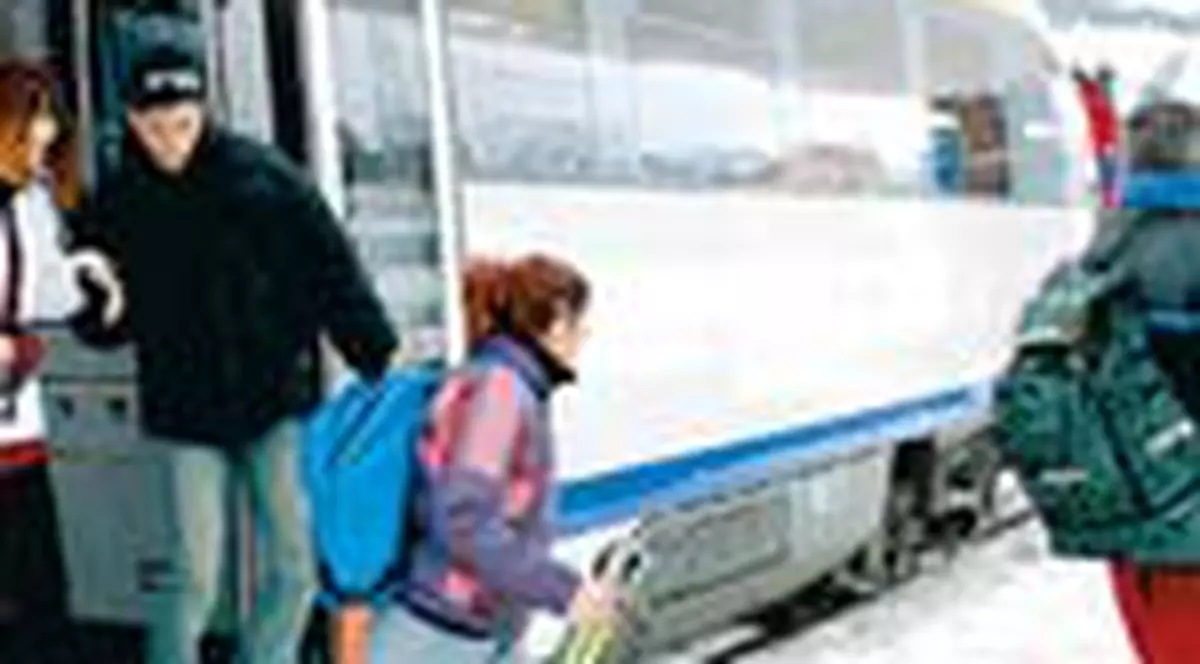 Schiorii au la dispozitie Trenurile Zapezii