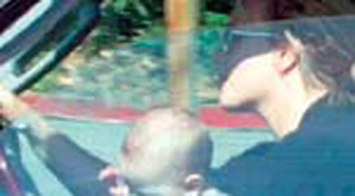 Britney Spears: cu bebelusul la volan