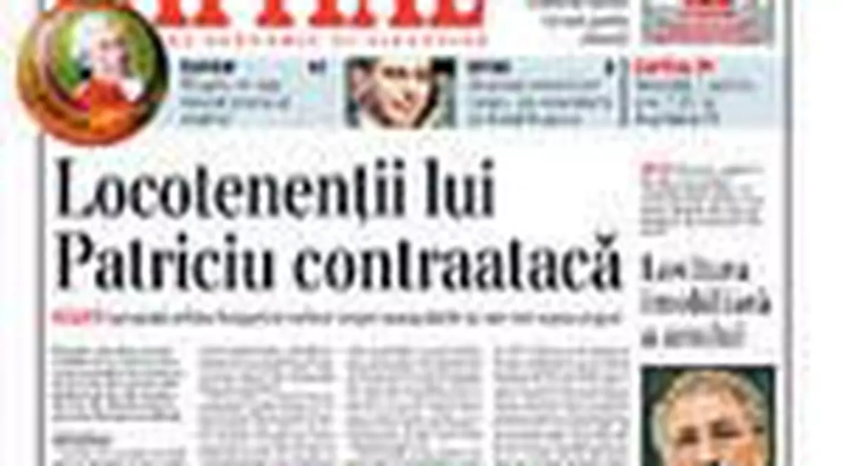 Locotenentii lui Patriciu contraataca