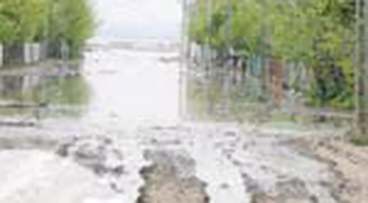 Dunarea a navalit peste casele din Manastirea