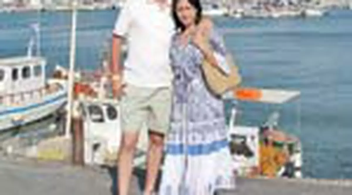 Gina Gogean, luna de miere in Creta