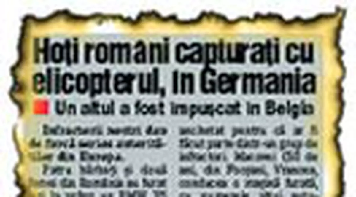 Hotul impuscat in Belgia, urmarit cinci ore pe sosele