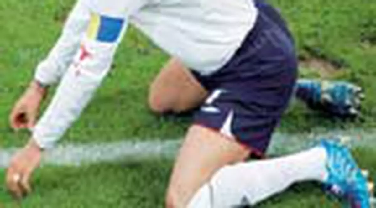 Beckham a facut baie in apa plata