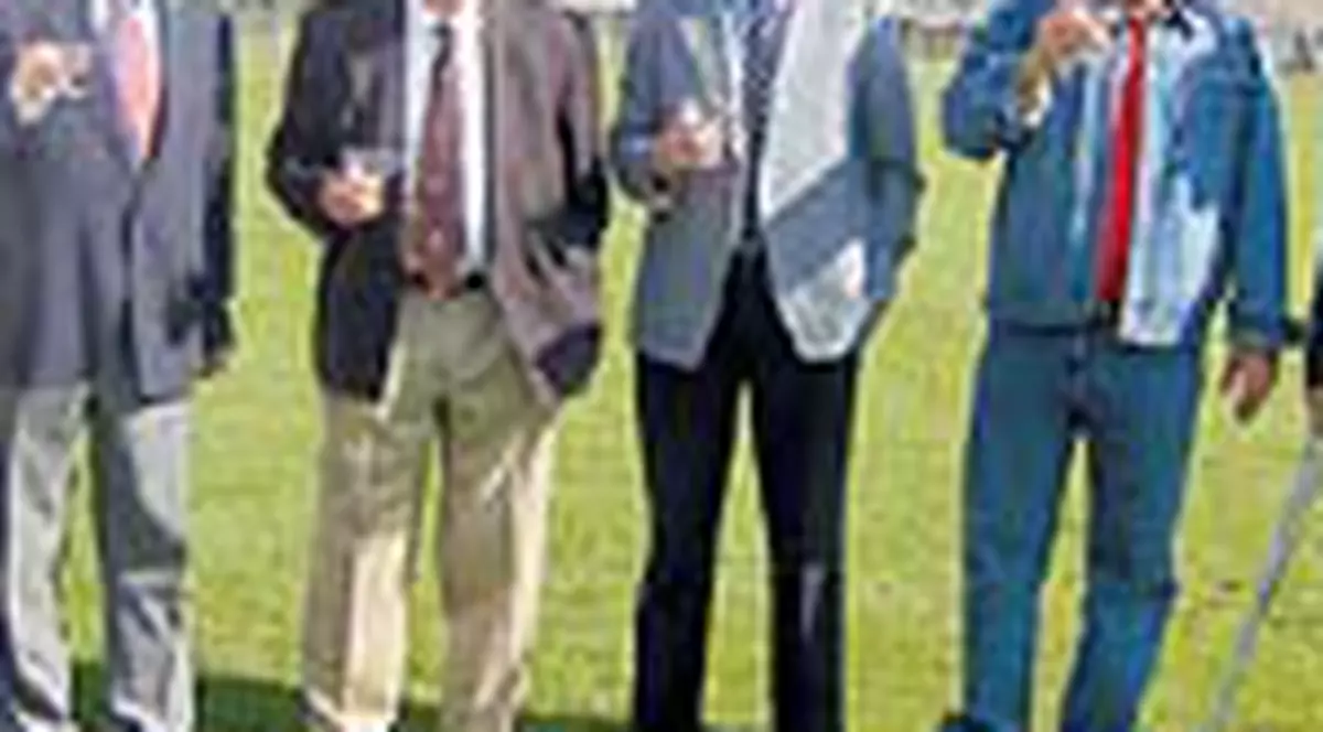 Festivitate in 'ruinele' de la stadionul 'Ilie Oana'