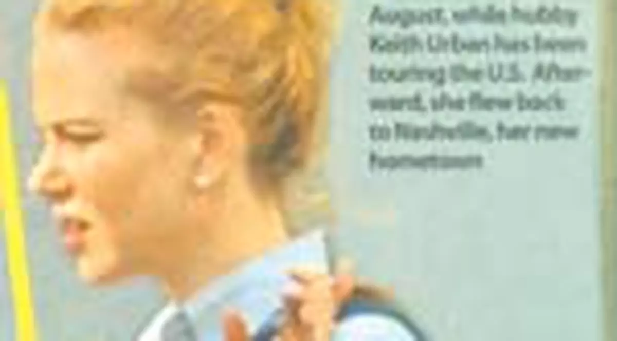 Nicole Kidman e gravida in 4 luni