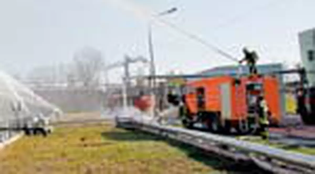 Incendiu la o centrala termica