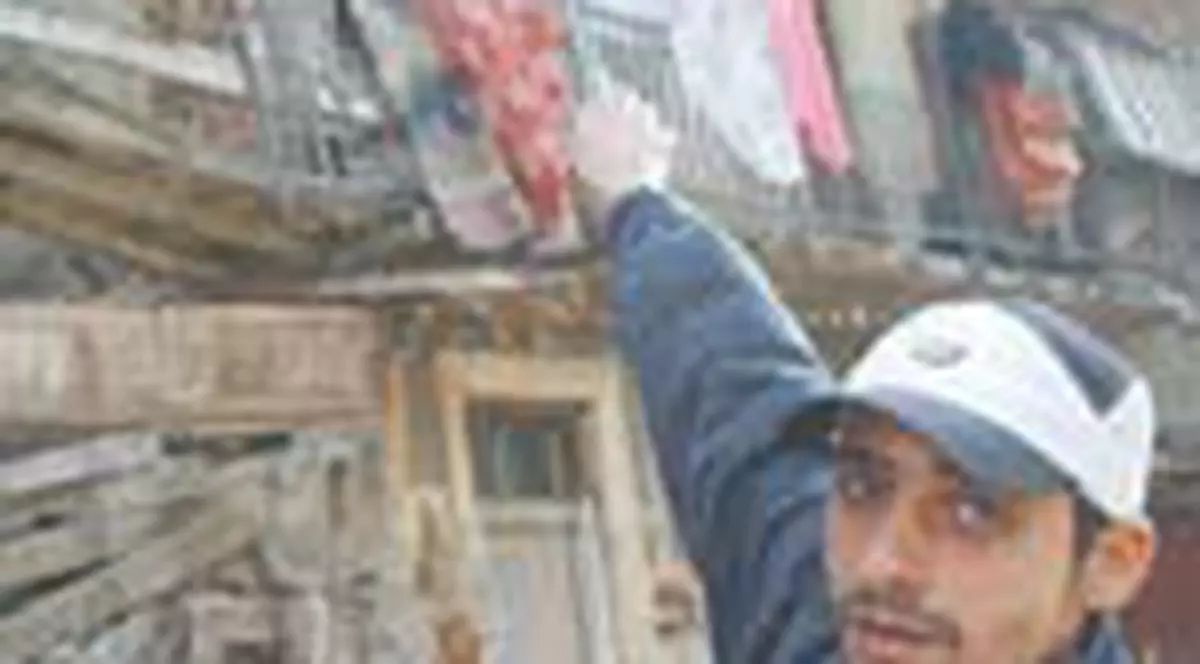 'A cazut casa pe noi!'