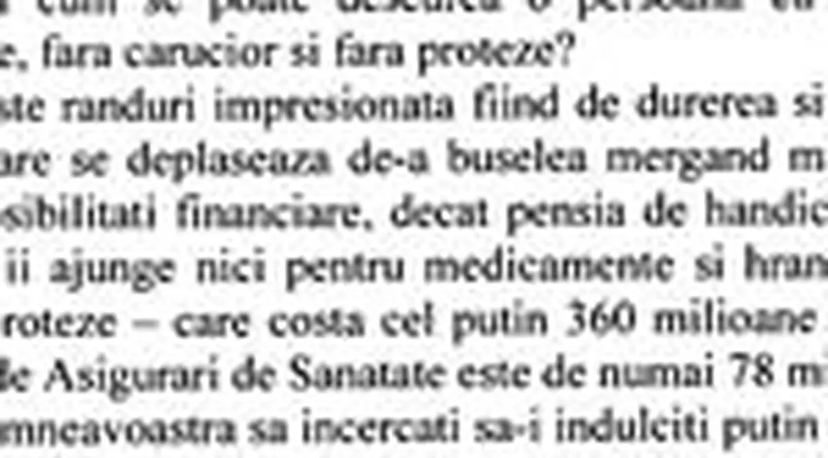 Are nevoie de proteze pentru ambele picioare