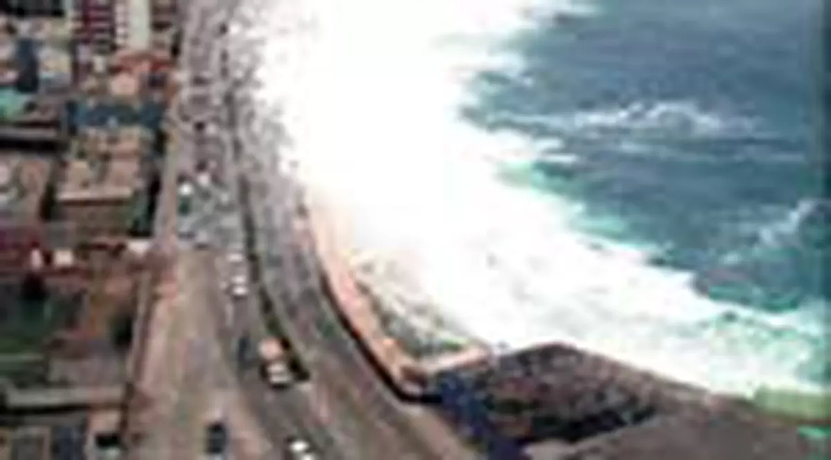 Tsunami in Pacific