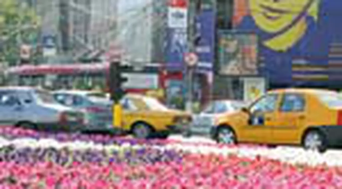 Caldura i-a zapacit ieri pe romani