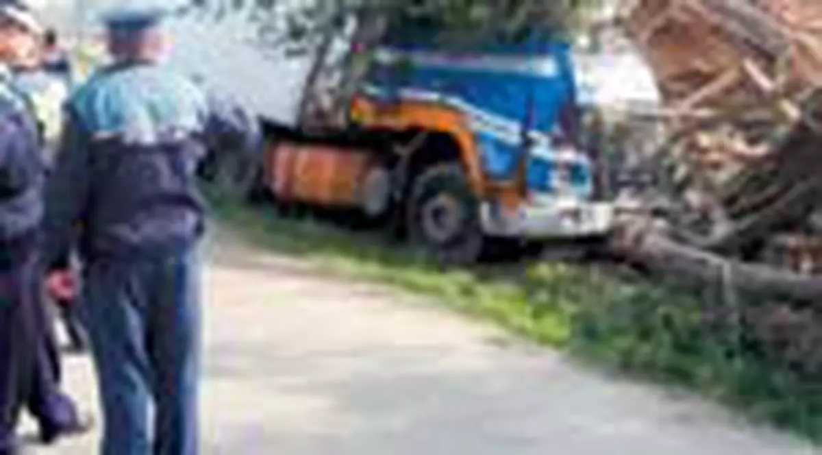 S-au trezit cu TIR-urile in case