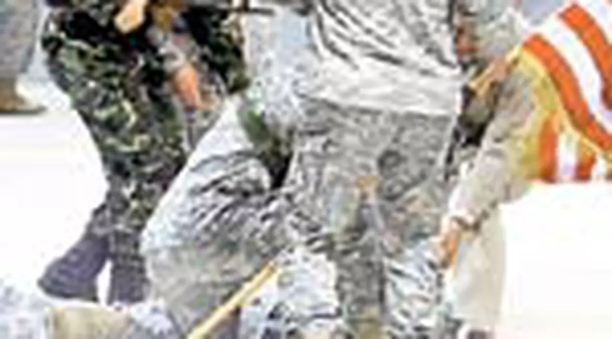 A lesinat in timpul ceremoniei