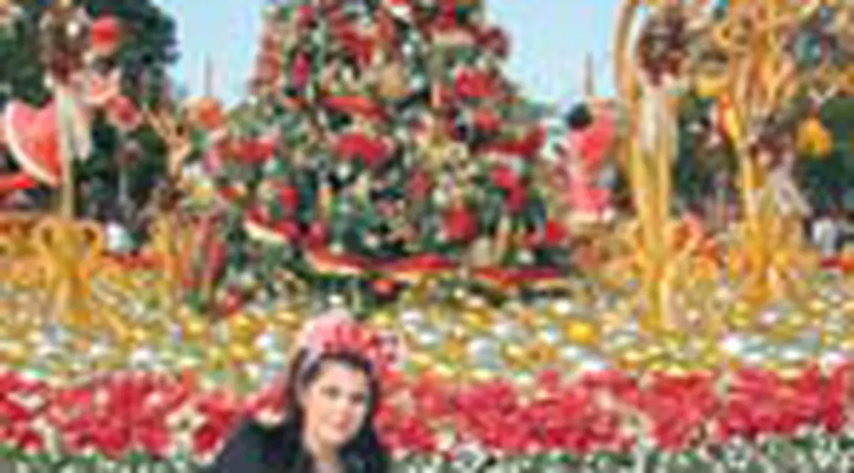 Irina Nicolae a fost la parada de Craciun de la Disneyland Tokyo