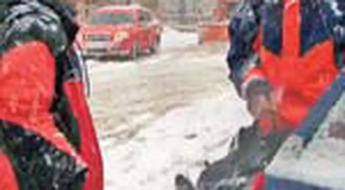 Au petrecut o noapte in viscol, pe munte