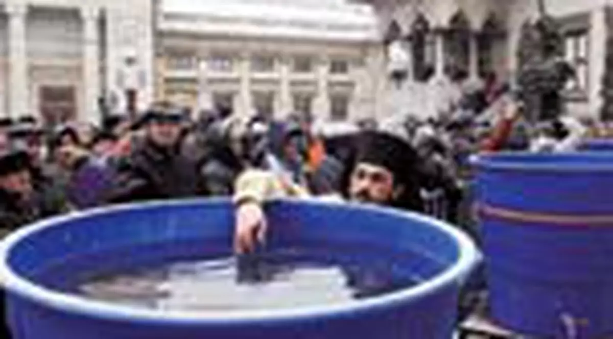 A inghetat si agheasma!