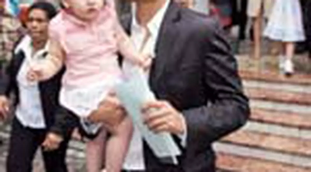 Mutu isi va boteza fiica Maya sau Alysia