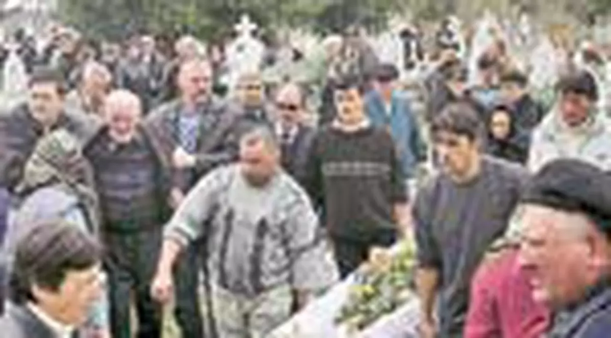 Bunica lui Catalin Maruta  a fost ingropata ieri