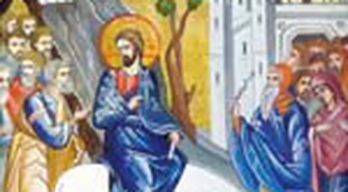 Iisus a fost intampinat cu flori in Ierusalim