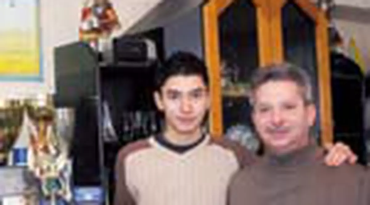 Vrea ca fiul lui sa ajunga un fotbalist bun