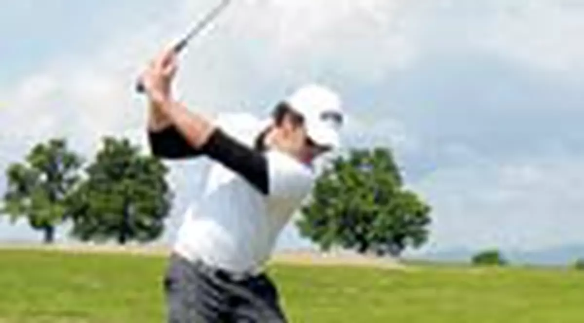 Lucian Viziru si Dinu Pescariu au jucat golf pe cel mai mare teren din tara