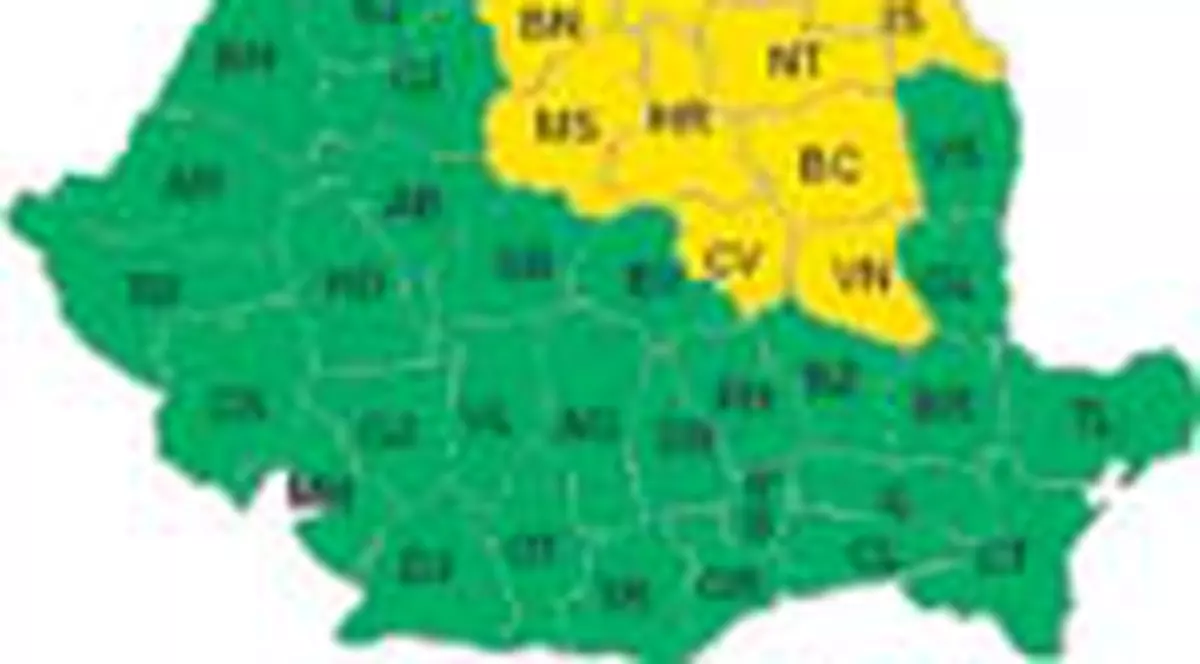 Codul galben de ploi se muta in Moldova