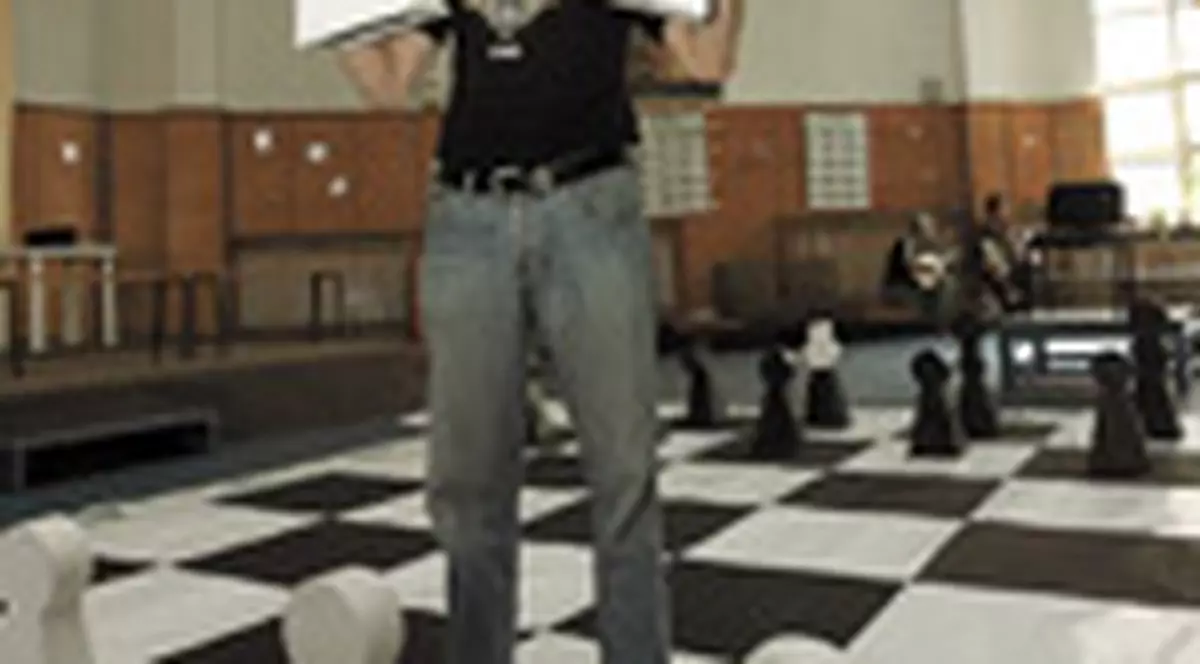 Sah cu piese-gigant la puscaria Rahova