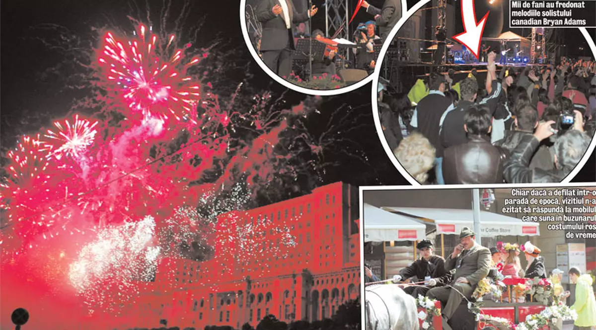 Bucureştenii s-au veselit două zile