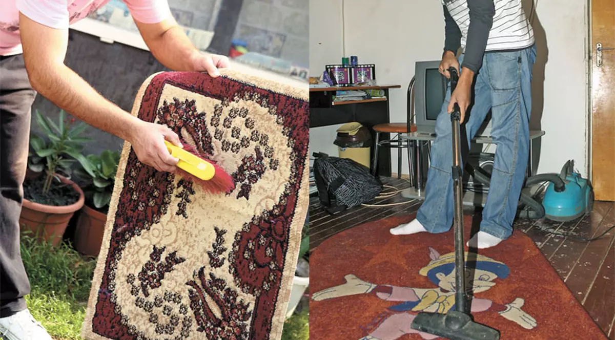 "Sunt AS la curăţat covoare"