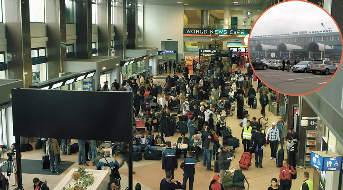 Ce înghesuială pe Otopeni!