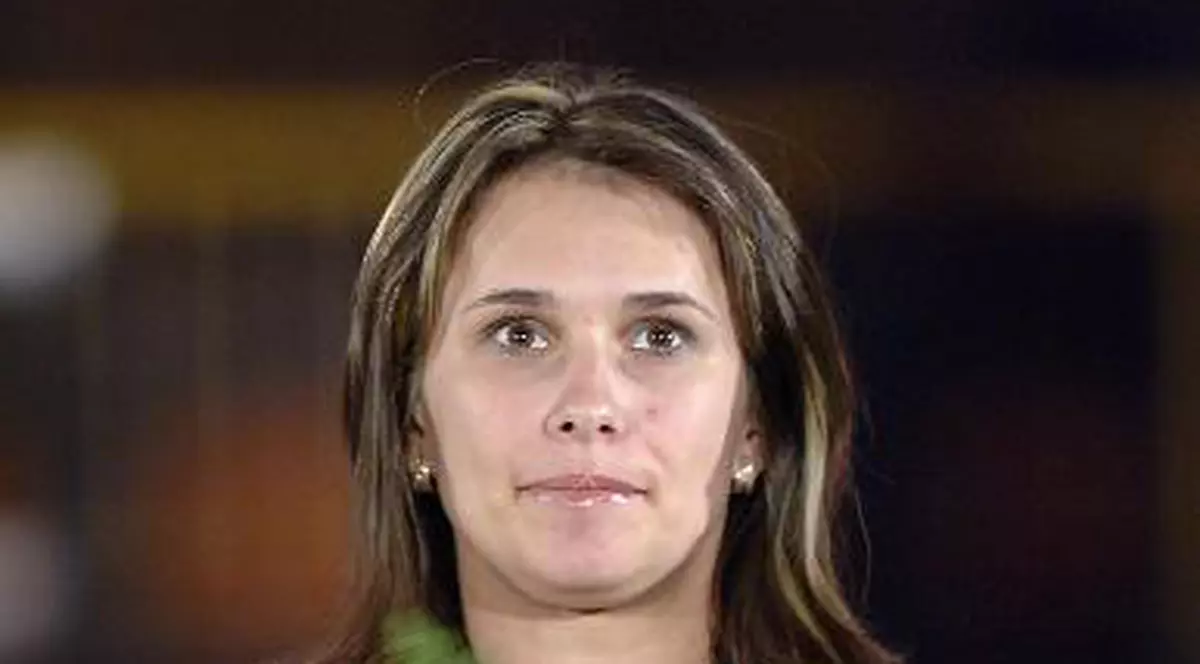 Lavinia Milosovici si-a botezat baietelul