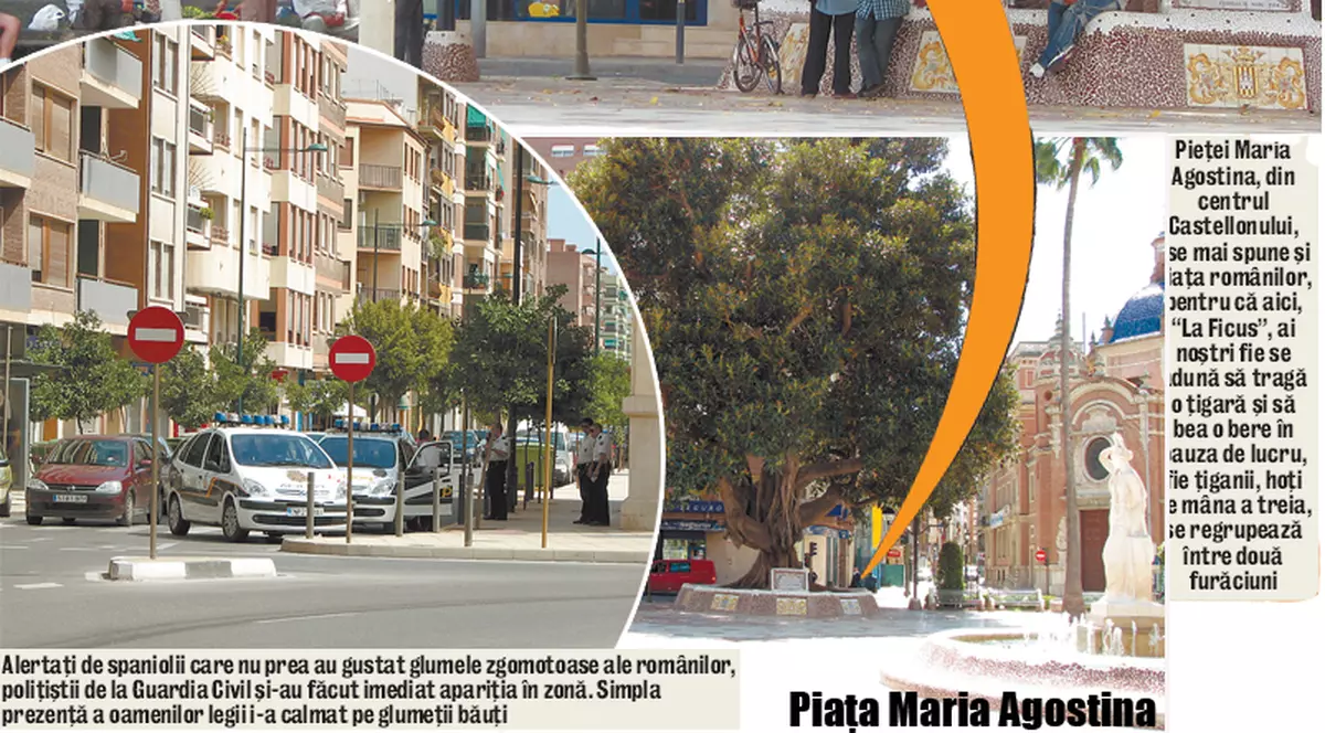 Hoţii români din Castellon "operează " cu program