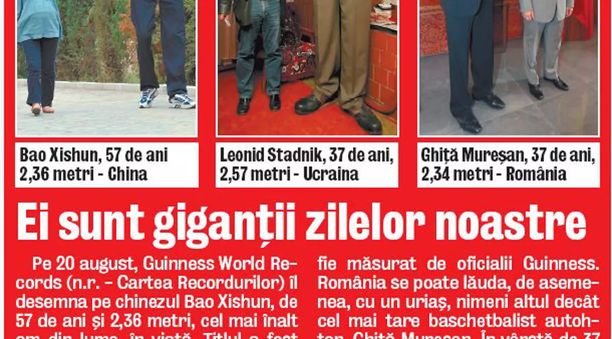 «Am dezgropat uriaşi cu mâna mea, în 1950»