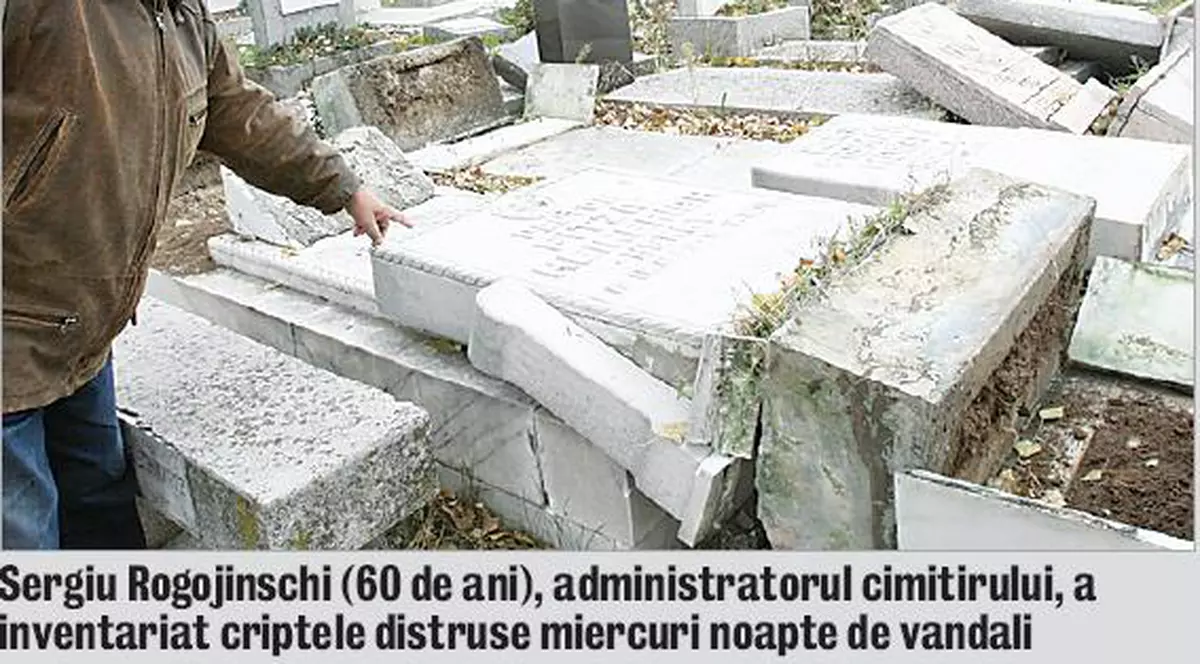 Mormintele distruse în Capitală valorau peste 400.000 de euro